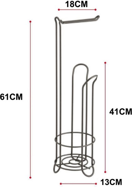 Paslanmaz Çelik Zemin Ayaklı Kağıt Rulo Havluluk Standı Organizatör Tuvalet Kağıdı Rafı Banyo Dikey Depolama Sepeti (Yurt Dışından) fiyatları