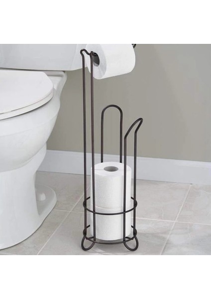 Paslanmaz Çelik Zemin Ayaklı Kağıt Rulo Havluluk Standı Organizatör Tuvalet Kağıdı Rafı Banyo Dikey Depolama Sepeti (Yurt Dışından) modelleri