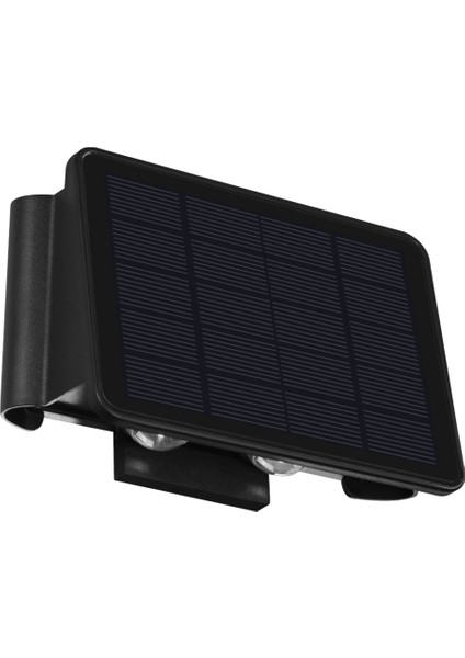 Güneş Enerjili Duvar Lambası Dış Mekan Yukarı-Aşağı Aydınlatma LED Lamba Avlu Bahçe Için Güneş Enerjili Duvar Yıkama Işıkları 4 Işık (Yurt Dışından)