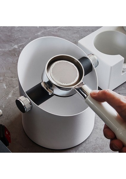 Kahve Için Knock Box, Çıkarılabilir Knock Bar ile Espresso Kutusu Ev Mutfak Ofis Espresso Makinesi Aksesuarları-Beyaz (Yurt Dışından) fırsatları