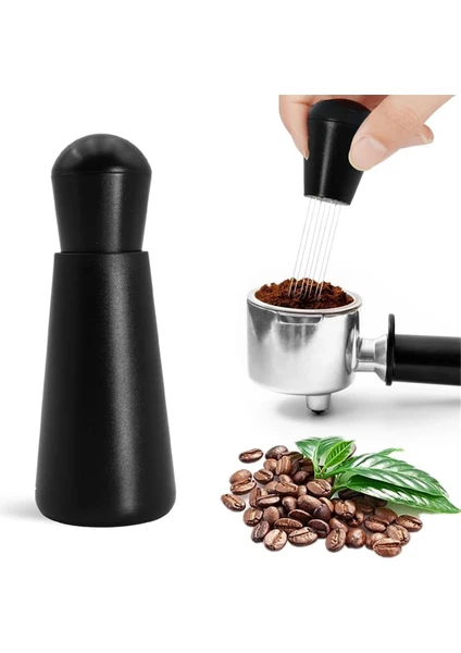 Espresso Dağıtım Araçları, 12 Iğneler 0.4mm Espresso Kahve Karıştırıcı Karıştırma Sabotaj Dağıtıcı Aracı Standı B ile (Yurt Dışından)