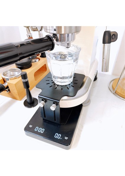 Kahve Terazisi Çerçeve Yüksekliği Ayarlanabilir Kahve Makinesi Terazisi Artırılmış Tartım Su Geçirmez Terazi Koruma Çerçevesi Siyah (Yurt Dışından) fırsatları