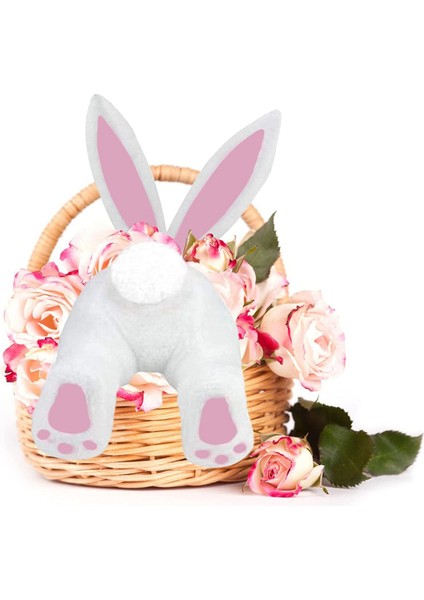 Çelenk Için Tavşan Poposu, Paskalya Çelenkleri Süslemeleri, Paskalya Dış Mekan Asılı Hoş Geldiniz Tabelası Çelenk Eki El Sanatları (B) (Yurt Dışından) fiyatları