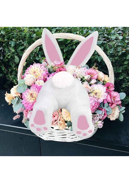 Çelenk Için Tavşan Poposu, Paskalya Çelenkleri Süslemeleri, Paskalya Dış Mekan Asılı Hoş Geldiniz Tabelası Çelenk Eki El Sanatları (B) (Yurt Dışından) indirimleri
