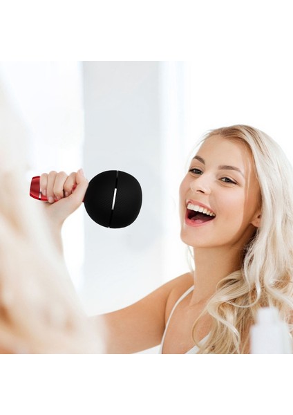 Çocuk Mikrofonu El Bluetooth Mikrofon Ailesi Ios ve Android Için Ktv Oynatıcı (Siyah) (Yurt Dışından)
