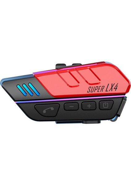 Lx4 Bluetooth Motosiklet Kask Kulaklık Kablosuz Handsfree Çağrı Su Geçirmez Stereo Parazit Önleyici Kulaklık Kırmızı (Yurt Dışından) fiyatları