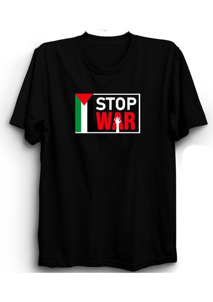 Stop War, Savaşı Durdur, Filistin, Palestine Tişört