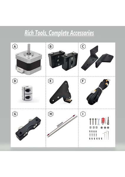 Ender 3 Için Çift Z Ekseni Yükseltme Kiti Kurşun Vidalı Step Motor, Creality Ender 3 Için 3D Yazıcı Aksesuarları Parçaları (Yurt Dışından)