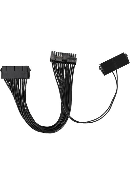 Atx Madencilik 30 cm 24 Pin Çift Psu Güç Kaynağı Uzatma Kablosu Bilgisayar Adaptör Kablosu Konektörü Madencilik Için 24PIN 20 + 4pin (Yurt Dışından) modelleri