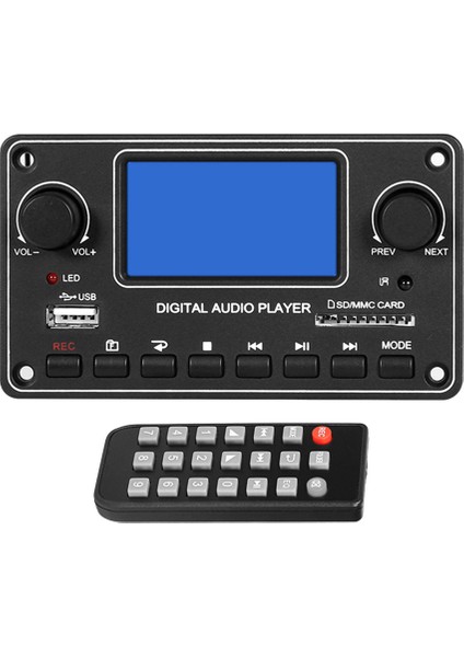 TDM157 Bluetooth Wav Mp3 Ses Şifre Çözücü USB Tf Yuvası Mukavva Uzaktan Kumanda ile Ses Çalar Araba Ev Amplifikatör Için (Yurt Dışından)