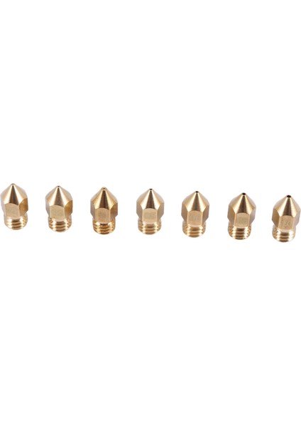 22 Parça 3D Yazıcı Nozulları Mk8 Nozul 0.2mm, 0.3mm, 0.4mm, 0.5mm, 0.6mm, 0.8mm, 1.0mm Ekstruder Baskı Kafası ile 3D Yazıcı Için Ücretsiz Saklama Kutusu Makerbot Creality Cr-10 (Yurt Dışından)