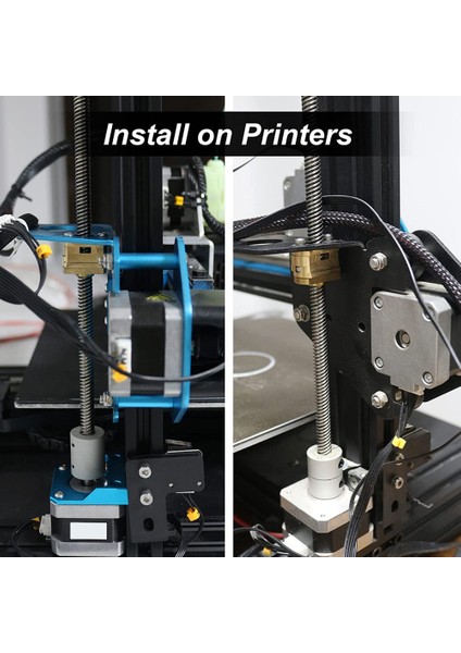 3D Yazıcı Parçaları Eksen Çoğaltıcı Çift T8 Kurşun Vida Z Ekseni Blv Ender3 Oldham Kaplin Için Yükseltme Oldham Kaplin Kiti (Yurt Dışından)