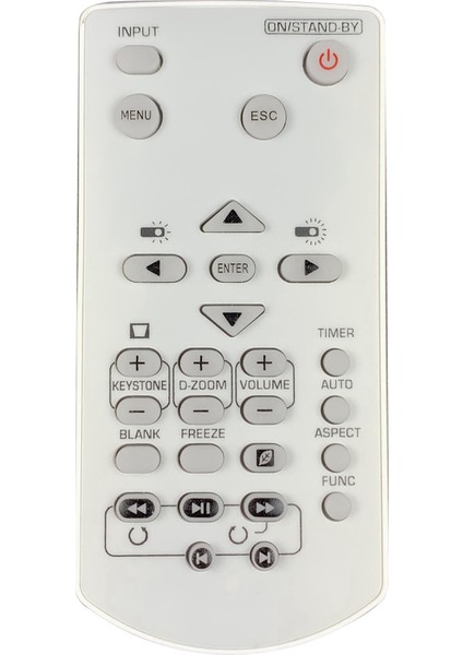 Projektör YT-141 XJ-A142 XJ-A147 XJ-A242 XJ-A247 Yedek Uzaktan Kumanda Için Projektör Uzaktan Kumandası (Yurt Dışından)