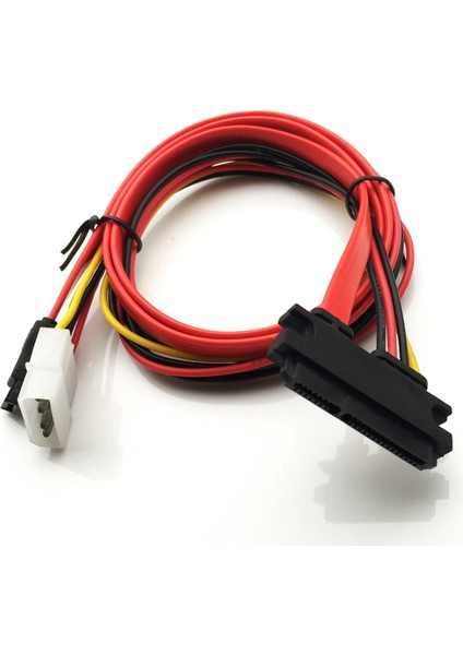 x 6 Gb/s Sata3 15PIN - Sata 7pin +Ide Molex 4pin Güç / Pc Için Veri Kombo Kablosu Sata 3.0 Sataııı 6gbps Sabit Sürücü (Yurt Dışından) modelleri