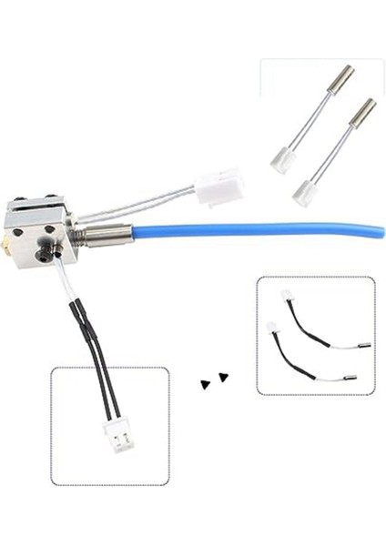 Topçu Için Uygun 3D Yazıcı Aksesuarları 3D Yazıcı Isıtıcı Kutusu Isıtma Tüpü 24V 64W Termistör Sıcaklık Sensörü (Yurt Dışından)