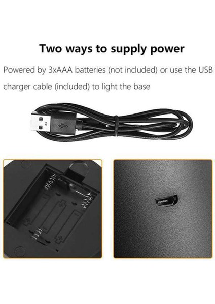 15 Takım 3D Gece LED Işık Lamba Tabanı 16 Renk LED Işık Ekran Tabanı Uzaktan Kumanda ile USB Işık Tabanı Akrilik Için (Yurt Dışından) fiyatları