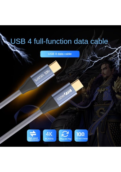 Type-C - C Kablosu USB C 100W USB 3.1 Gen2 10GBPS 4K 60Hz Video Naylon Dokuma Alaşımlı Güç Hattı Bilgisayar Dizüstü Bilgisayarları Için (Yurt Dışından) indirimleri