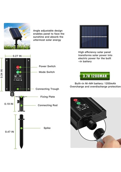 Güneş Işık Zinciri, 50 Renkli Kristal Top, Noel Için IP65 Suya Dayanıklı, Dekorasyonlar, Festivaller, (Yurt Dışından) modelleri