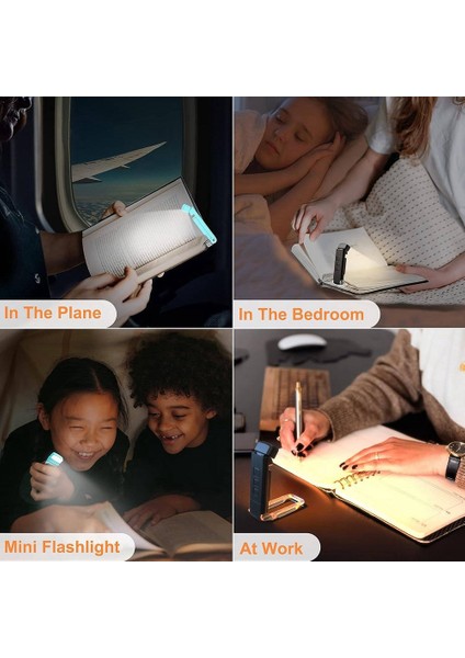 Okuma Işığı Taşınabilir Şarj Edilebilir Kitap Işığı Yatakta Gece Okumak Için, Çocuklar Için Zamanlayıcı Gece Kitap Okuma Severler Mavi (Yurt Dışından) indirimleri