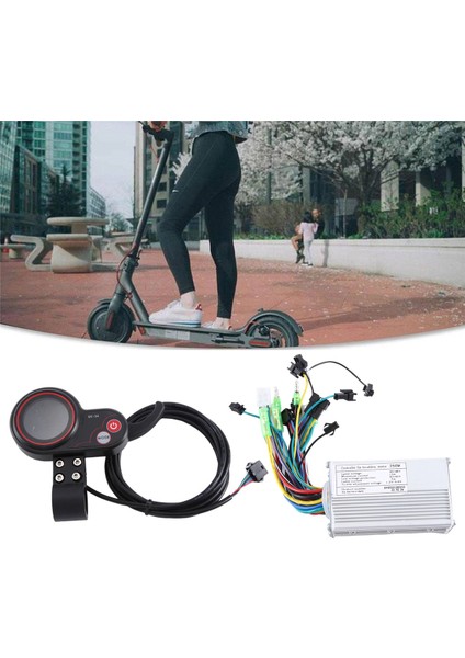 Qs-S4 LCD Ekran + 36V 48V 250W Bldc Elektrikli Scooter Fırçasız Kontrol Kiti Elektrikli Scooter Parçaları Için (Yurt Dışından)