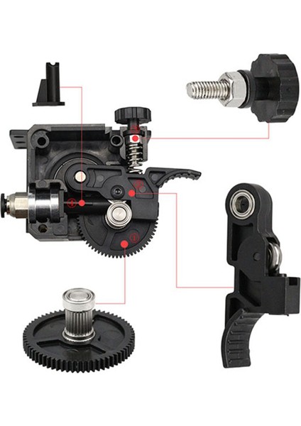 Mega Sx Serisi, CR10, Ender 3 Serisi Dıy 3D Yazıcı, Ed3 V6 Için Anycubıc Için Ekstruder Parçaları 3D Yazıcı Stok Besleyici (Yurt Dışından)