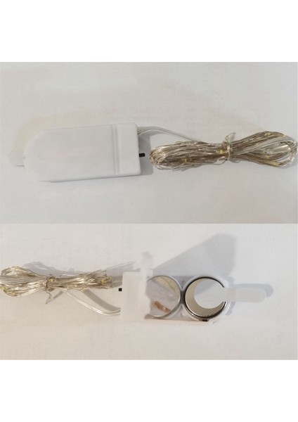 20 Paket Dize Peri Işıkları 20LED 2 M Bakır Tel Işıklar Düğün Parti Noel Için Dört Renkli Düğme Işıkları Flaş ile (Yurt Dışından)