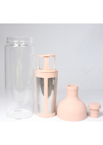 800 ml Soğuk Demleme Cezve Soğuk Demleme Kahve Çaydanlık Isıya Dayanıklı Cam Avrupa Tarzı Ekstraksiyon Ince Filtre Ile, B (Yurt Dışından)