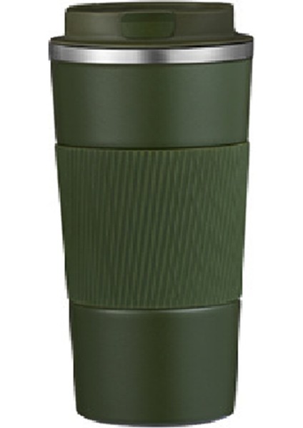 510ML Çift Paslanmaz Çelik 304 Kahve Kupa Sızdırmaz Araba Olmayan Termos Seyahat Termos Bardak Su Şişesi Yeşil (Yurt Dışından)