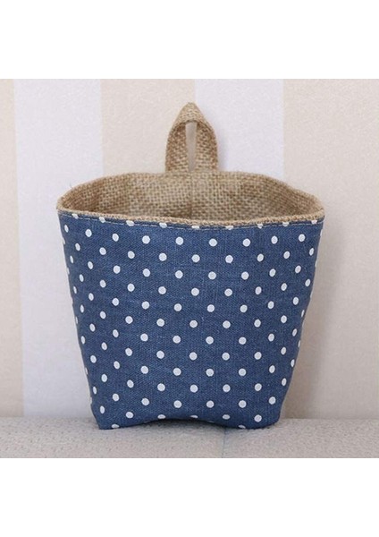 Duvara Asılı Saklama Torbaları Pamuk Keten Saklama Sepeti Katlanabilir Duvara Asılı Sepet Aile Organizatör Kutusu Dekoratif Çanta (Yurt Dışından) fırsatları