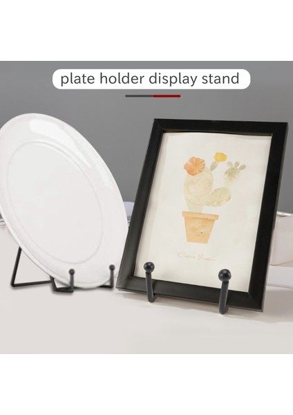 5'li Paket Metal Teşhir Standları Plaka Standı Için Şövale Plaka Tutucu Resim Için Teşhir Standları, Dekoratif (Yurt Dışından) modelleri