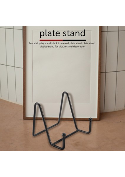 5'li Paket Metal Teşhir Standları Plaka Standı Için Şövale Plaka Tutucu Resim Için Teşhir Standları, Dekoratif (Yurt Dışından) fırsatları
