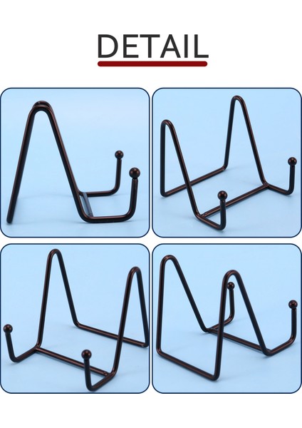 5'li Paket Metal Teşhir Standları Plaka Standı Için Şövale Plaka Tutucu Resim Için Teşhir Standları, Dekoratif (Yurt Dışından) indirimleri