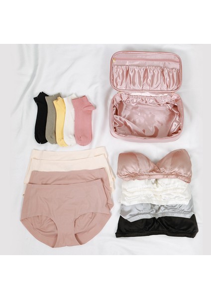 Iç Çamaşırı Organizatör Kadın Seyahat Çantası Çorap Organizatör Sutyen Saklama Çantası Dolap Bölücü Kutusu Bagaj Seti Bavul (Yurt Dışından) fırsatları