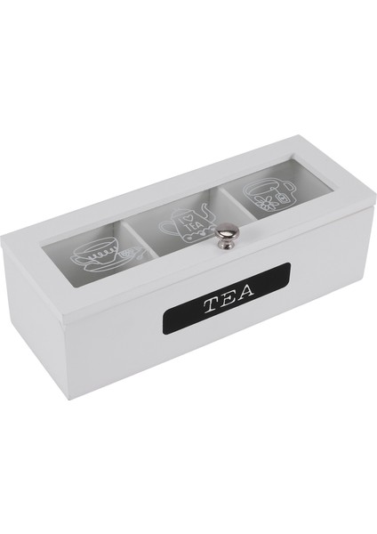 3 Bölme Bambu Sistemi Çay Poşeti Saklama Kutusu Takı Organizatör Çay Kutusu Organizatör Ahşap Şeker Paket Konteyner (Yurt Dışından)