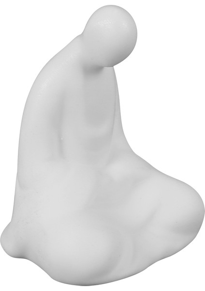 Mini Beyaz Seramik Buda Heykeli Meditasyon Buda Heykeli Dekorasyon Minyatür Peyzaj Aksesuarları (Yurt Dışından) fiyatları