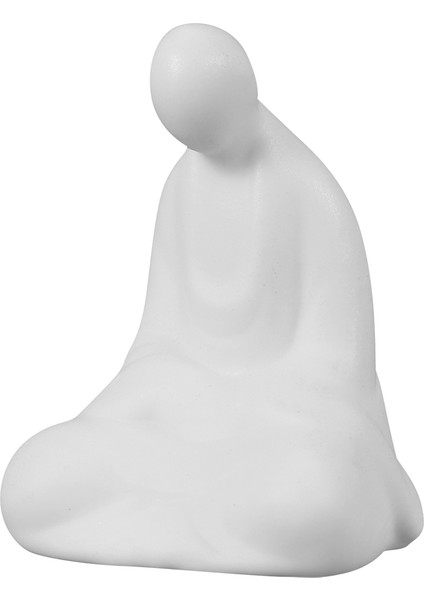 Mini Beyaz Seramik Buda Heykeli Meditasyon Buda Heykeli Dekorasyon Minyatür Peyzaj Aksesuarları (Yurt Dışından) modelleri
