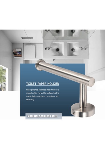304 Paslanmaz Çelik Tuvalet Kağıdı Tutucusu,yuvarlak Mendil Tutucusu,kağıt Rulo Dispenseri (Yurt Dışından) fiyatları