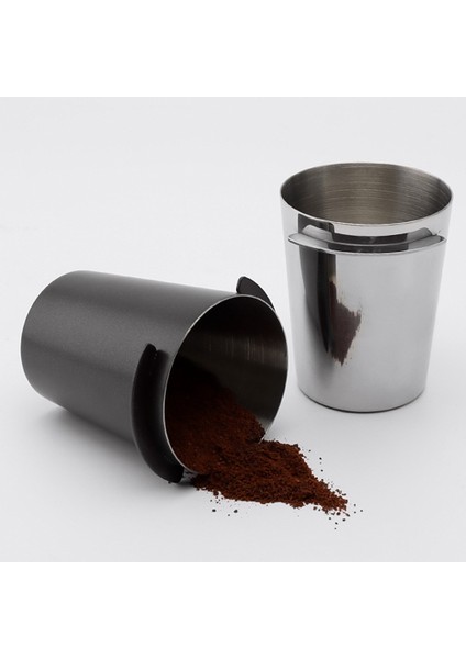 51MM Kahve Dozaj Fincan Koklama Kupa Espresso Makinesi Için Aşınmaya Dayanıklı Paslanmaz Çelik Kahve Dozaj Fincan Gümüş (Yurt Dışından)