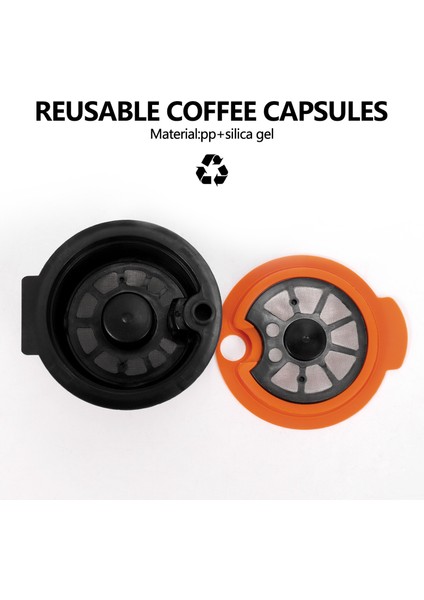 Yeniden Kullanılabilir Kahve Kapsülleri, -S Makinelerle Uyumlu, Kahve Filtresi Doldurulabilir Kahve Kapsülleri 180ML (Yurt Dışından) fırsatları