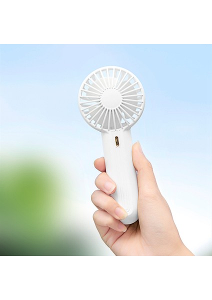 Mini El Fanı Taşınabilir USB Fan Yaz Hava Soğutucu Ofis Masaüstü Vantilatör Açık Seyahat El Soğutma Fanı Pembe (Yurt Dışından)