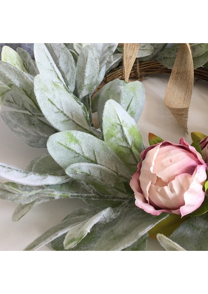 18 Inç Yapay Çelenk Bitki Çelenkler Ön Kapı Ev Dekor Pencere Duvar Partisi Düğün Için (Yurt Dışından) indirimleri