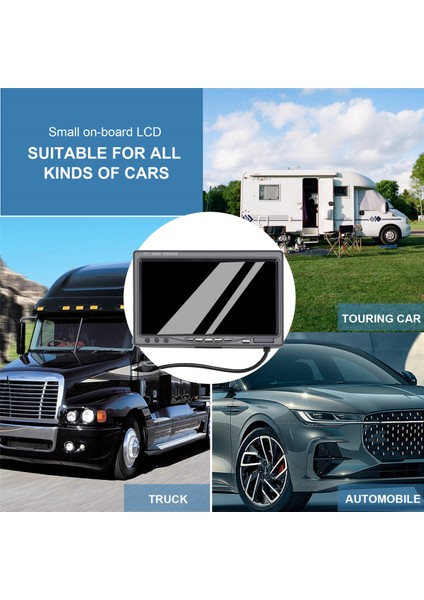 12 V-24 V 7 Inç Tft LCD Renkli Hd Monitör Araba Cctv Ters Dikiz Geri Görüş Kamerası Otomotiv Elektronik Aksesuarları (Yurt Dışından)