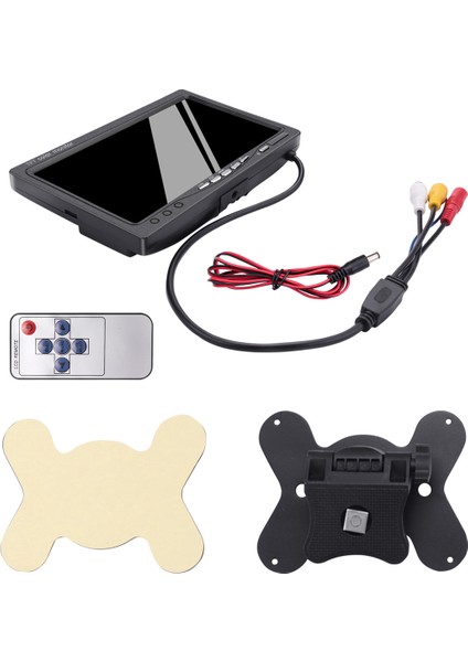 12 V-24 V 7 Inç Tft LCD Renkli Hd Monitör Araba Cctv Ters Dikiz Geri Görüş Kamerası Otomotiv Elektronik Aksesuarları (Yurt Dışından)