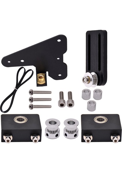 1 Takım 3D Yazıcı Aksesuarları Çift Z Ekseni Yükseltme Kiti 3D Yazıcı Parçaları Crealıty Ender-3 ENDER-3V2 Ender-3 Pro Yazıcı (Yurt Dışından)
