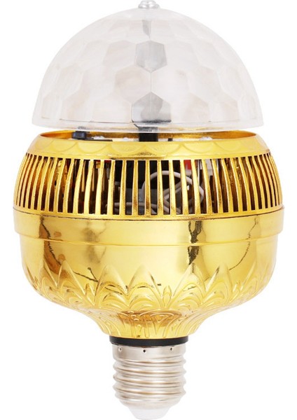E27 Disko Ampul Dönen LED Parti Ampul Partiler Için Strobe Işık-Rgb Çok Kristal Disko Topu Işık Strobe Ampul (Yurt Dışından)