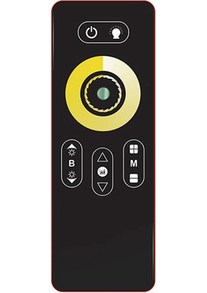 2.4g Uzaktan Kumanda Taşınabilir Ince Kablosuz Dokunmatik Uzaktan Kumanda Karartma Uzaktan Kumanda Denetleyici Olmadan, B (Yurt Dışından)