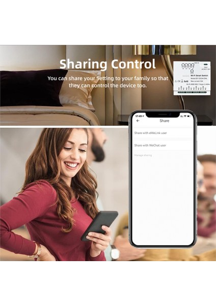 4ch Wifi Akıllı Anahtar + Uzaktan 85-265V USB 5V 2.4g Wifi Ev Otomasyon Modülü Iftt Alexa Google Ev Için (Yurt Dışından)