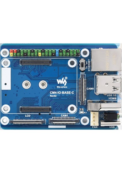 Cm4-Io-Base-C Cm4 Temel Genişletme Kartı Gelişmiş Sürümü Için Genişletme Kartı RJ45+M.2 M Key (Yurt Dışından) fiyatları