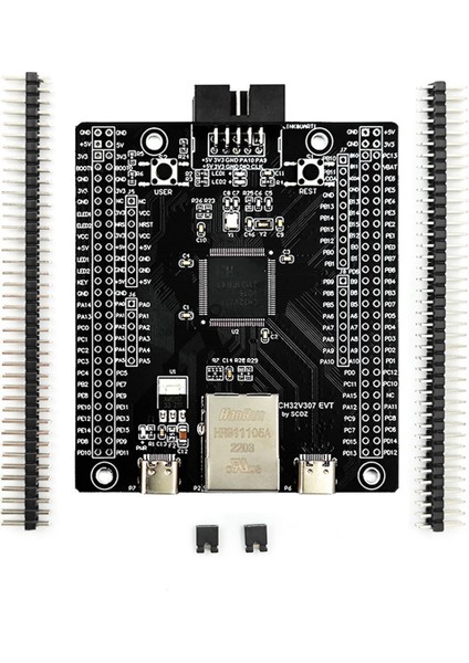 CH32V307 Değerlendirme Kartı Rısc-V Mcu Yerleşik Wch-Link CH32V307VCT6 CH32V307V-EVT-R1 Wch (Yurt Dışından)