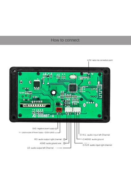 Çok Fonksiyonlu LCD Ekran Bluetooth Mp3 Dekoder Kurulu Taşınabilir Senkronizasyon Araba Amplifikatör Kurulu Mp3 Dekoder (Yurt Dışından)